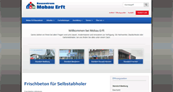 Desktop Screenshot of mobau-erft.de