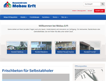 Tablet Screenshot of mobau-erft.de